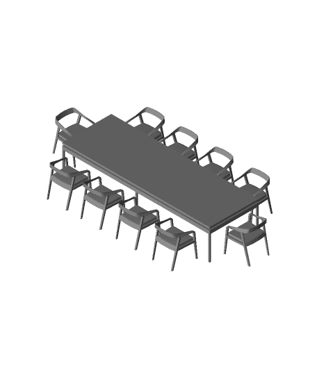 dining room by mildisenosmuebles full viewable 3d model