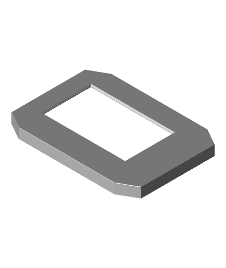 E3D BigBox - PanelDue 4.3'' Mounting Adapter by Alex9779 full viewable 3d model