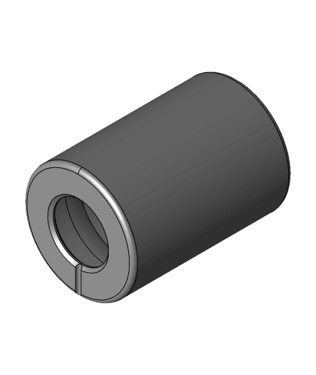 12oz Can Cup Blank with STEP file 3d model