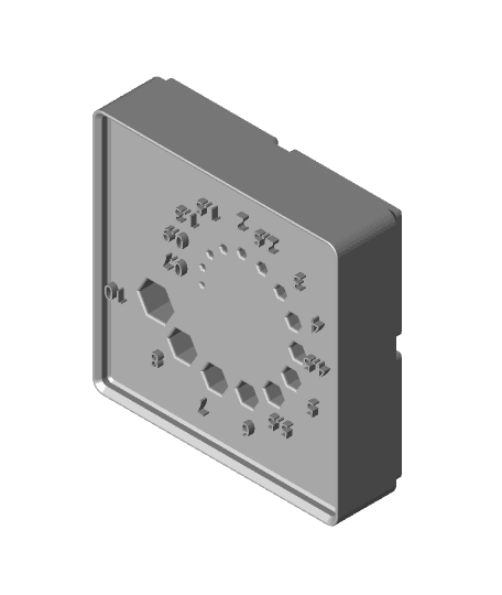 Gridfinity Allen Key Holder 3d model