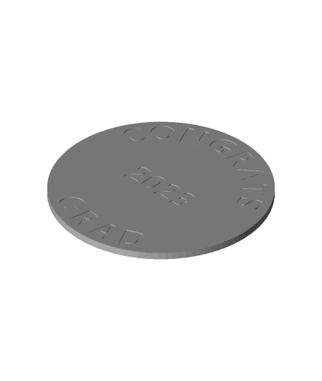 Customizable Coaster Drink Saver #PartyThangs 3d model