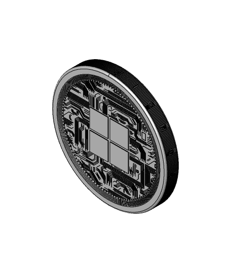 Microsoft Coin 3d model