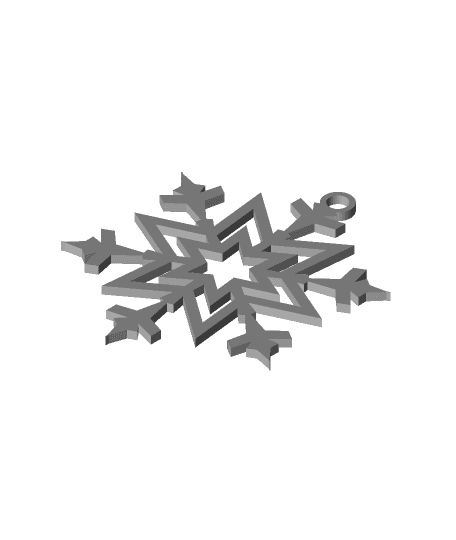 Snowflake v19 3d model
