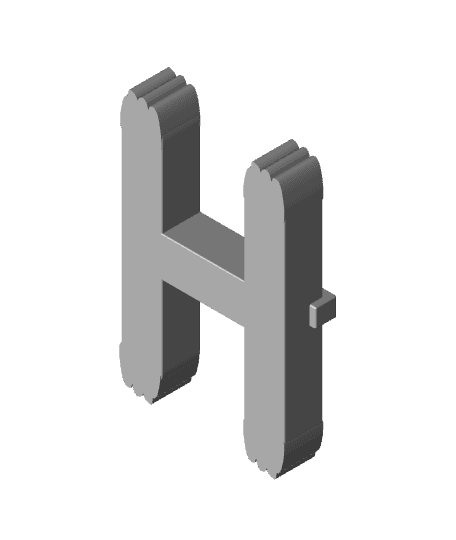 Alphabet Lore H 3d model