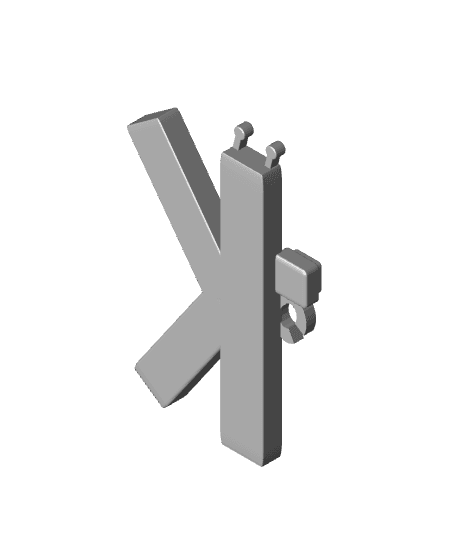 alphabet lore K 3d model