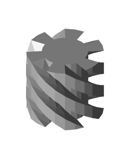 Spiral Helix Vase 3d model