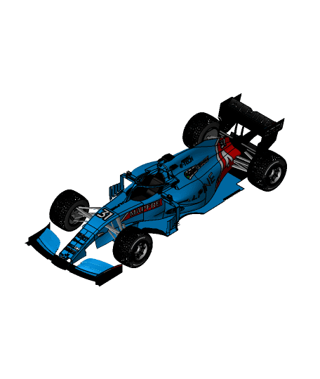 F1 Alpine 3d model