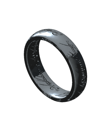 lord of the rings ring 3d model