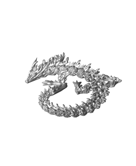 Bone Dragon - Articulated dragon 3d model