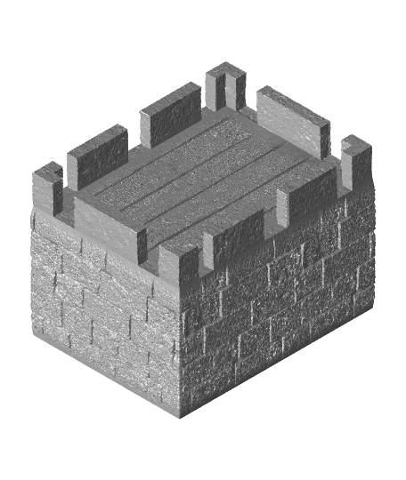 Bedpost Castle Cap 3d model