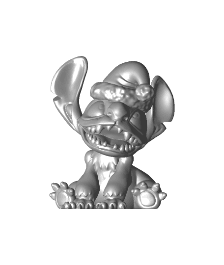 Stitch Xmas - Lilo & Stitch - Fan Art 3d model