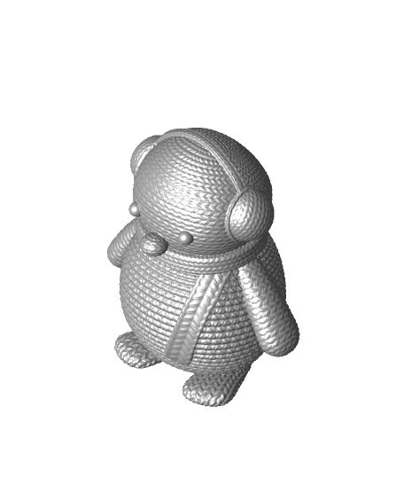 Crochet Penguin 1 3d model