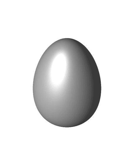 Easter Egg Light by AsSeenOn3d full viewable 3d model