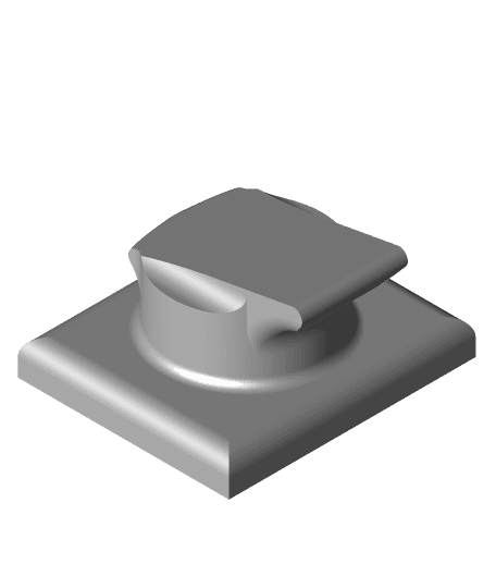 Wall Hook Sticky Anchor Point 3d model