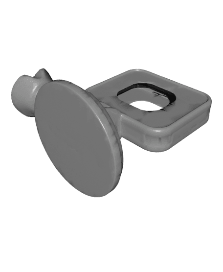 Action Camera Helmet Mount - 3D Printable STL File 3d model