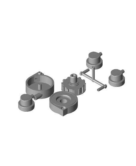 rotating double cap (wip) not sure if it works yet  3d model