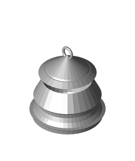Salt Pepper Pot Container with lid .stl 3d model