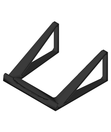 Notebook laptop stand by Renier Duminy full viewable 3d model