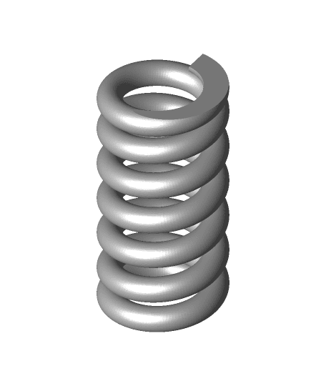 Compression spring - 90N by nozzle_torino full viewable 3d model