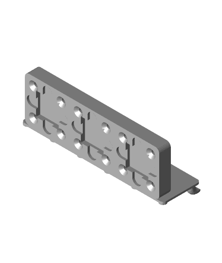 Metal pegboard Gridfinity Base 3x1.stl 3d model