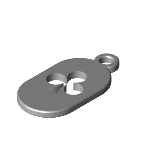 Key Fob - Ace of Clubs by Kwgragsie full viewable 3d model