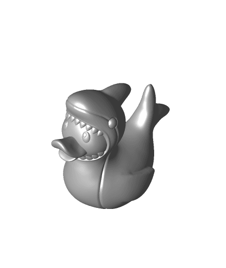 Shark -Rubber Ducky 3d model