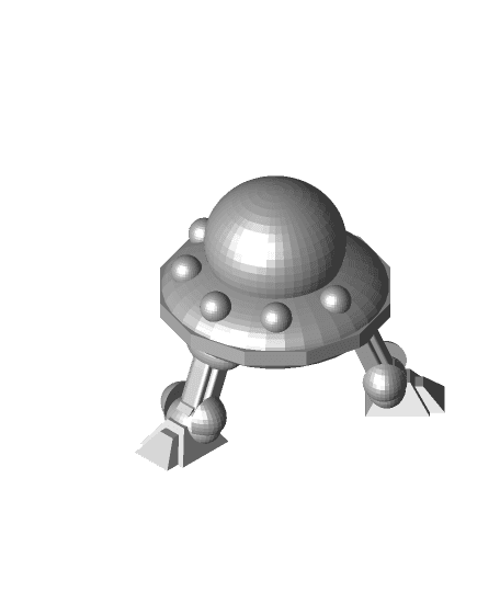 FHW: Chovlian mini saucer infantry 28mm by The Free Heathen Workshop full viewable 3d model
