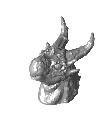 Supportless Dragon Bust  3d model