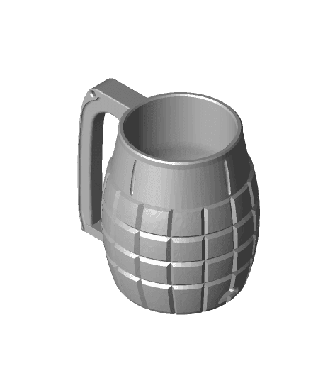 CAN GRENADE! By Mandicreally! But Thicker! - 12oz Can Cup remix 3d model