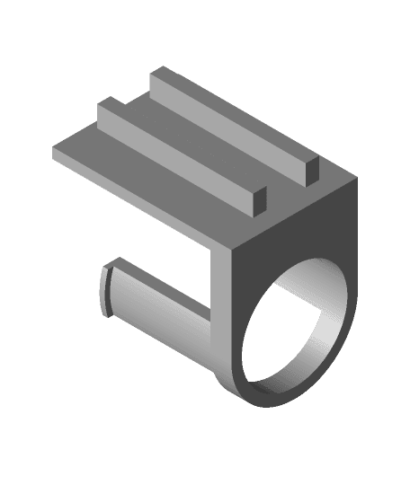 Tape Holder Addon for Mini Modular Lockers 3d model