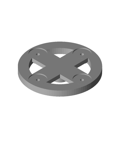 Elegoo Mercury X Washing Station Replacement (internal) Wheel 3d model