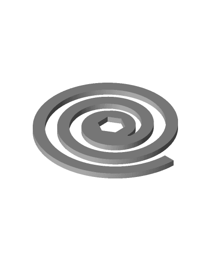 tension coil 3d model