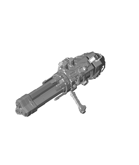 Gatling Gun by Lt. Lasagna full viewable 3d model