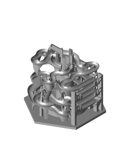 Apex - A 3d Printed Marble Machine 3d model