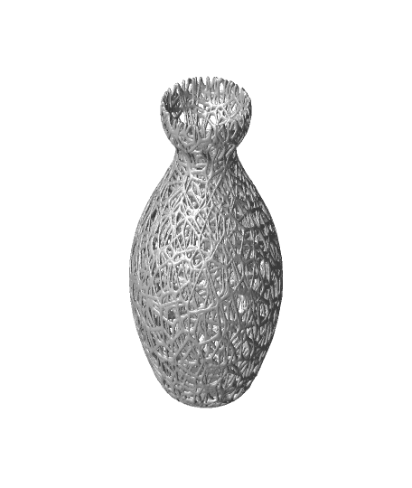 Messy Voronoi Vase 3d model