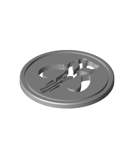 Boba Fett Coin 3d model