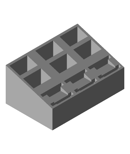 Box to store pendrive and memory card by pyukio.py full viewable 3d model