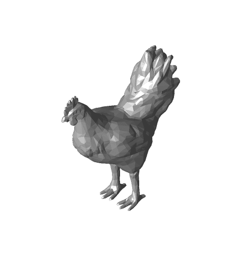 Low Poly Chicken 3d model