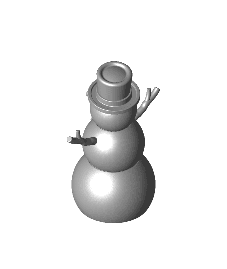 Planetary Snowman Assembly 3d model