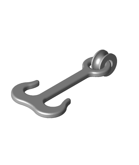 Double Hook for Cable v1.stl 3d model