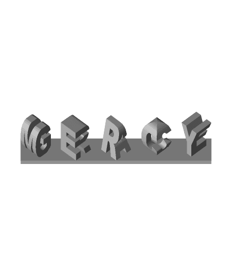 Mercy - Grace 3d model