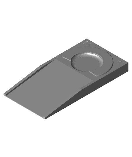 Floor leveling ramps for furniture/machinery 3d model