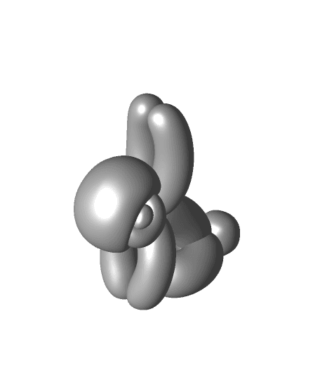 Balloon Bunny 3d model