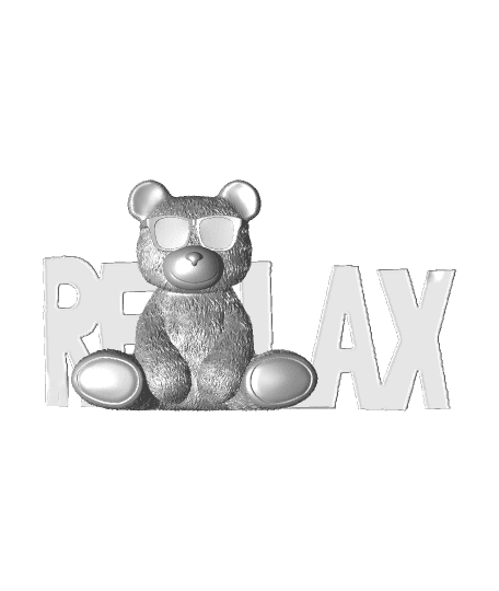 Relax Teddy by 3DDesigner full viewable 3d model