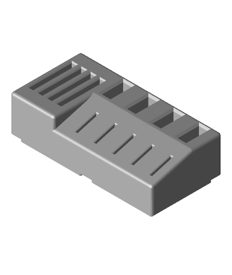 Usb and SD card gridfintity 3d model