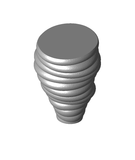 Wobbly Vase by 3dprintbunny full viewable 3d model