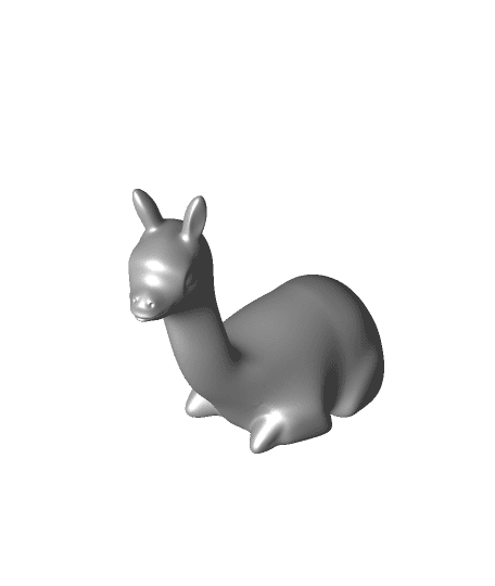 Llama 3d model