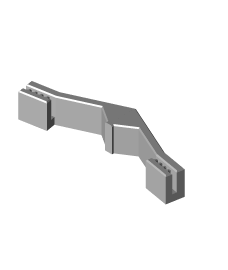 3D printer belt tensioning guide 3d model