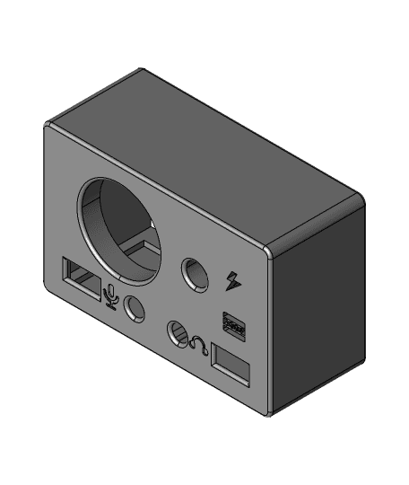USB Front Pannel with Power and Reset by thiagoo.cabral full viewable 3d model