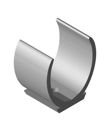 Leg clip for folding table 3d model